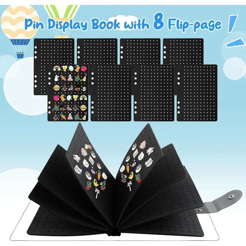 Jewelry Making Journal - 펠트 핀 브로치 디스플레이 보관북 DIY