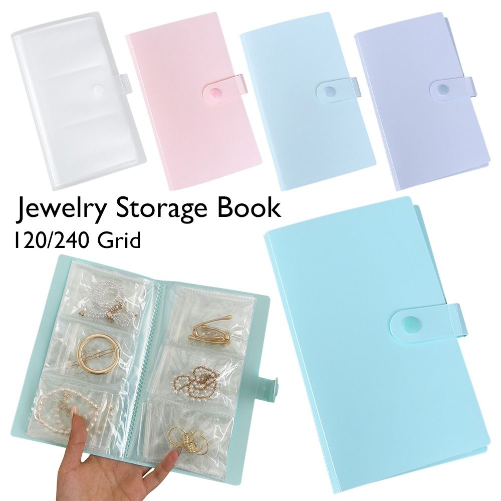 Jewelry Making Journal - 120/240 그리드 투명 항산화 사진 앨범