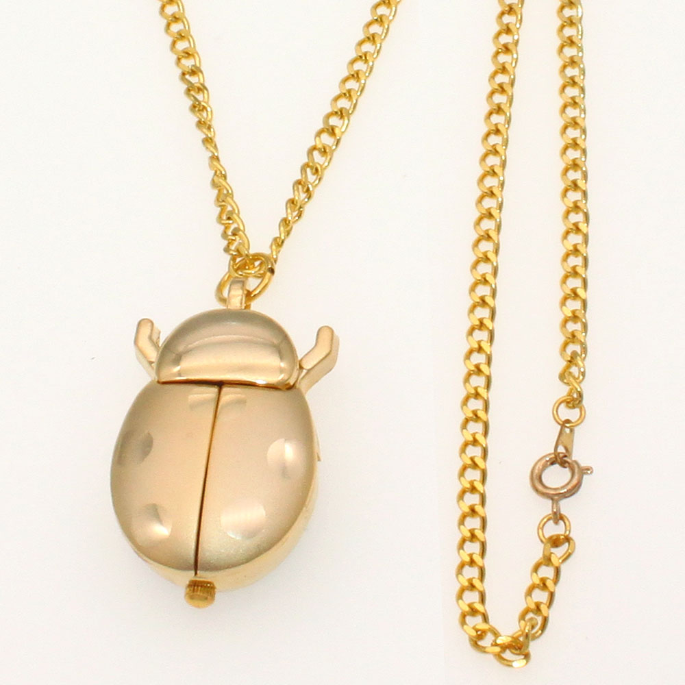 Jewelry Making Paris - 벌크 10개 골드 무당벌레 목걸이 펜던트