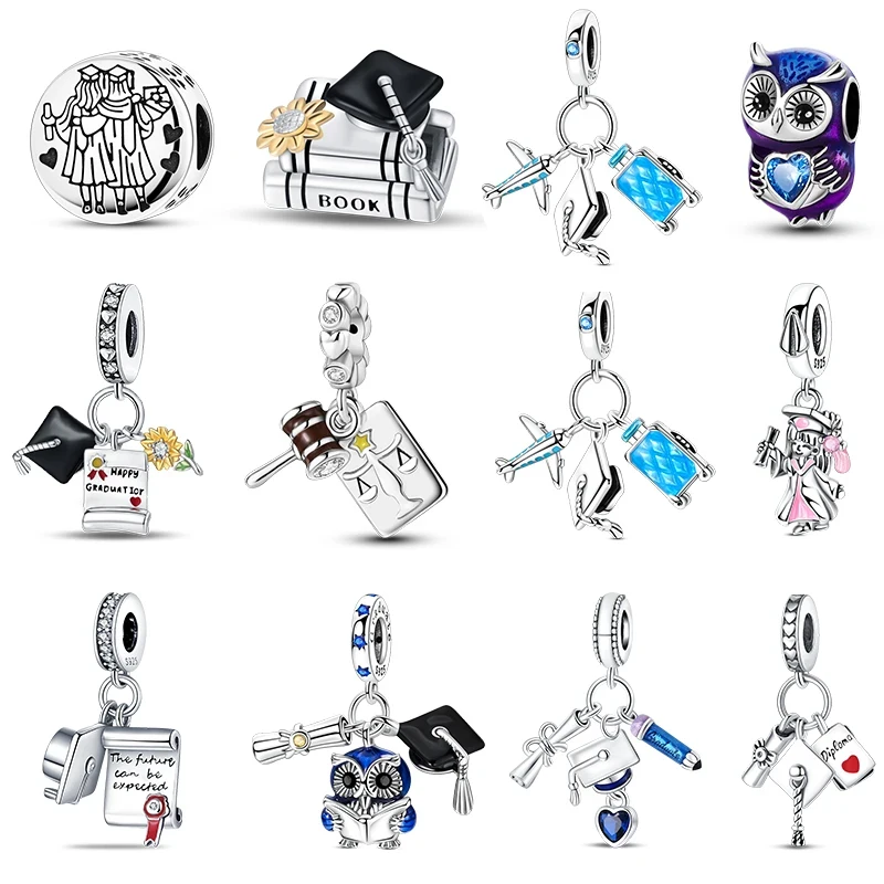Jewelry Making Journal - 925 스털링 실버 올빼미 책 모양