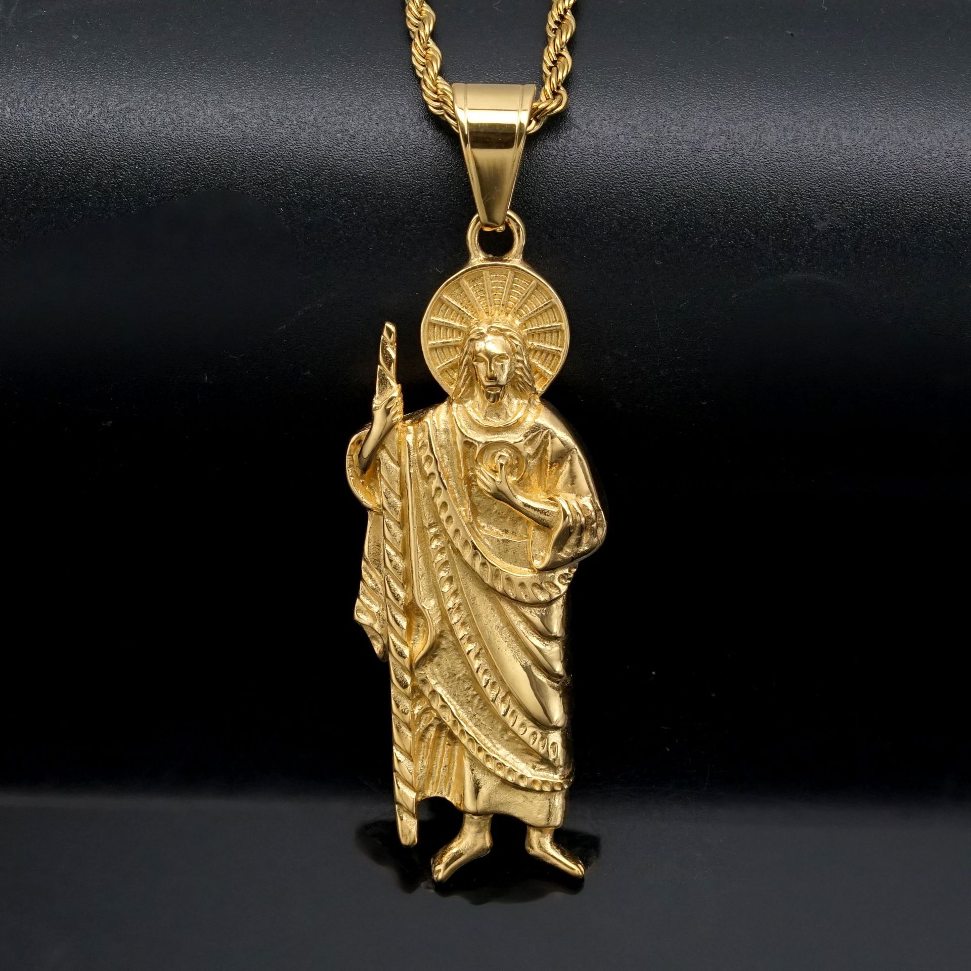 Santa Muerte 316L 스테인레스 스틸 펜던트 - Jewelry Making Singapore 리뷰 및 가격
