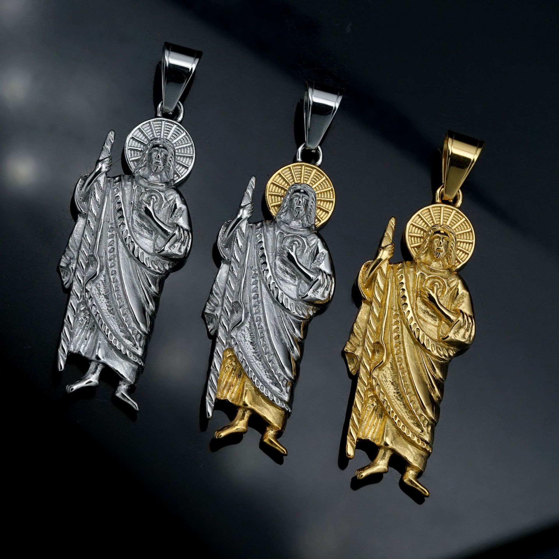 Santa Muerte 316L 스테인레스 스틸 펜던트 - Jewelry Making Singapore 리뷰 및 가격