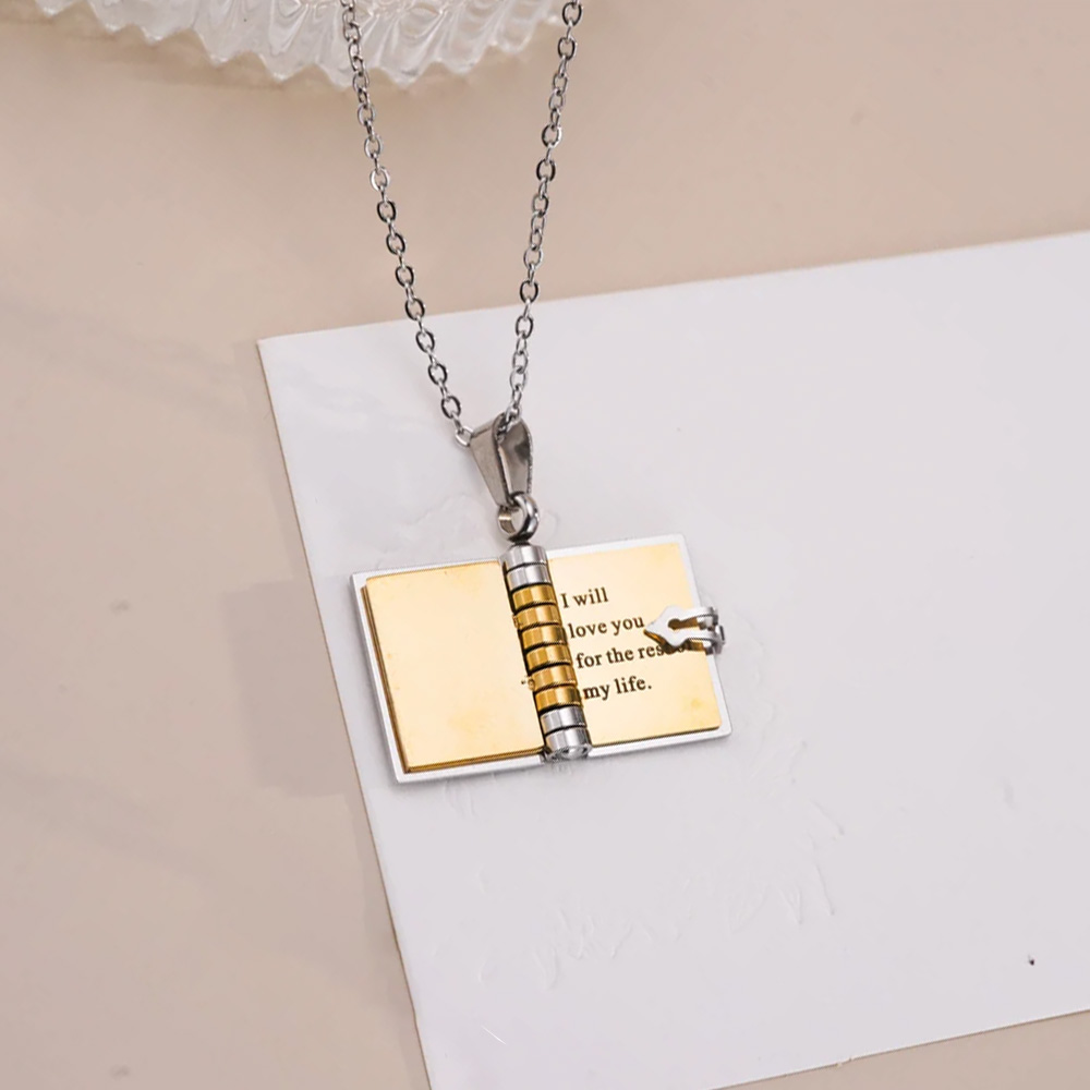 Atoztide 여성용 작은 책 로켓 목걸이, 맞춤형  - Jewelry Making Journal 리뷰 및 가격
