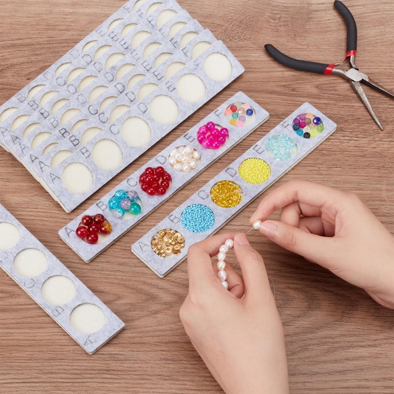 비즈 디자인 트레이 비즈 매트 비즈 보드 펠트 쥬얼리  - Jewelry Making Organizer 리뷰 및 가격