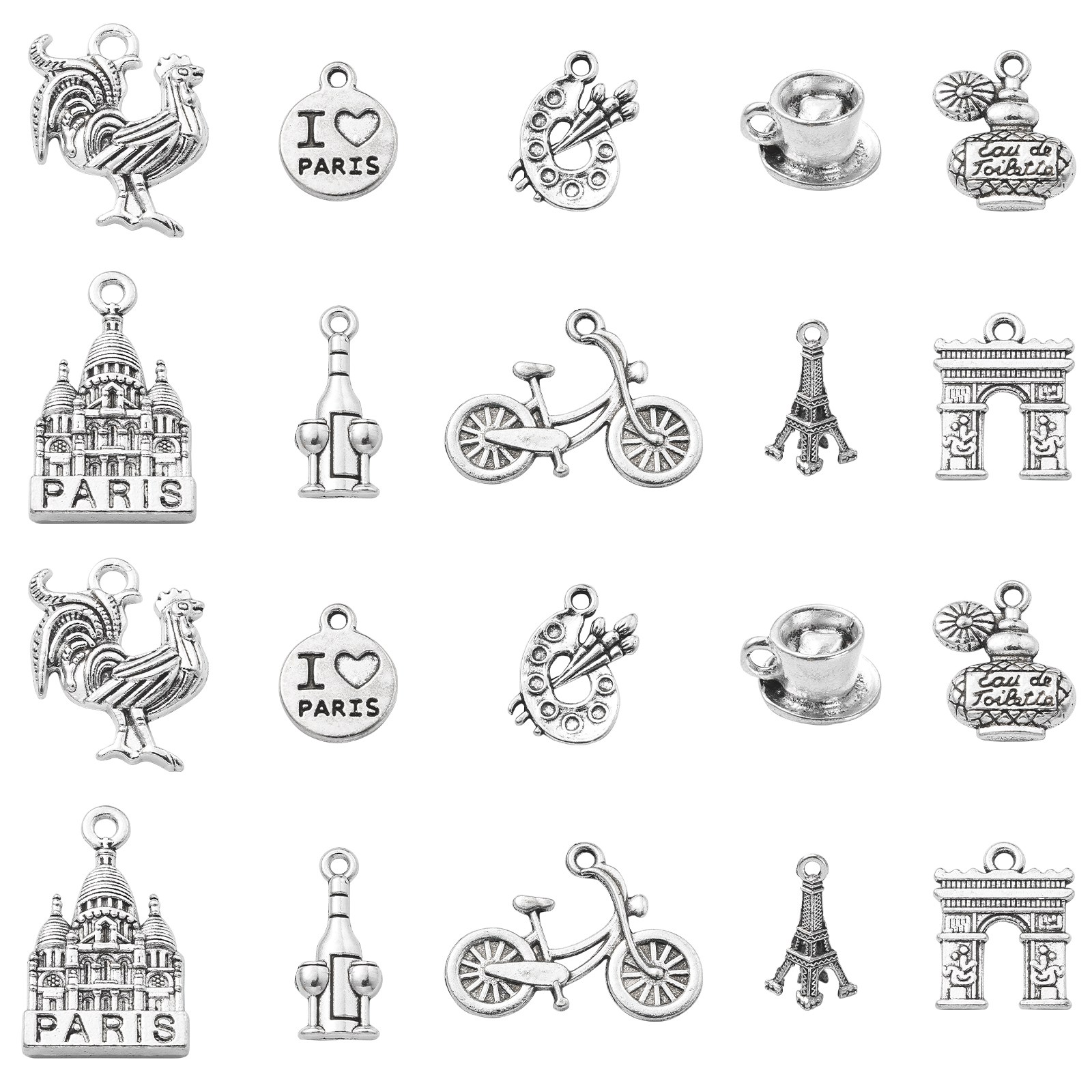 판다홀 100개 10가지 스타일 앤틱 스타일 파리 프랑 - Jewelry Making Paris 리뷰 및 가격
