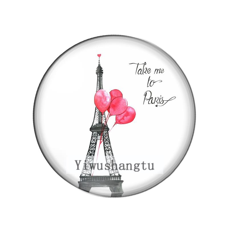 원형 사진 유리 카보숑 데모 플랫 백, 새로운 패션 파 - Jewelry Making Paris 리뷰 및 가격