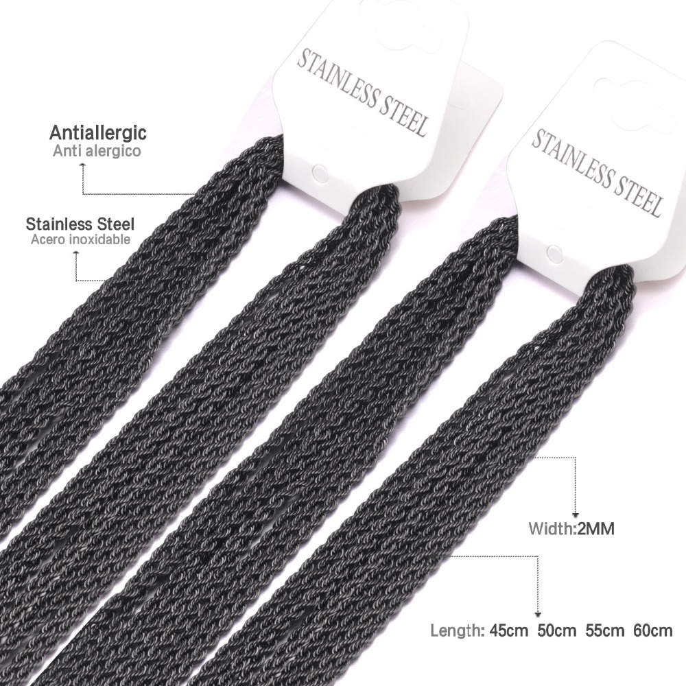 ASONSTEEL 10 개/몫 블랙 컬러 스테인레스 스 - Jewelry Making Singapore 리뷰 및 가격