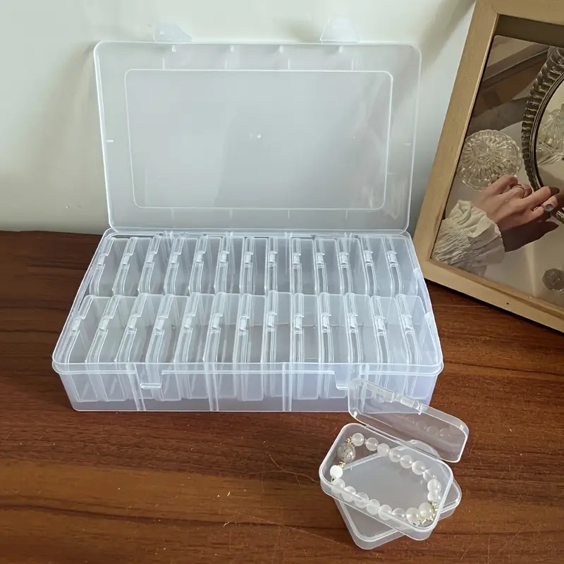 투명 플라스틱 공예 보관 상자, 휴대용 다기능 보관 상 - Jewelry Making Organizer 리뷰 및 가격