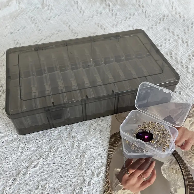 투명 플라스틱 공예 보관 상자, 휴대용 다기능 보관 상 - Jewelry Making Organizer 리뷰 및 가격