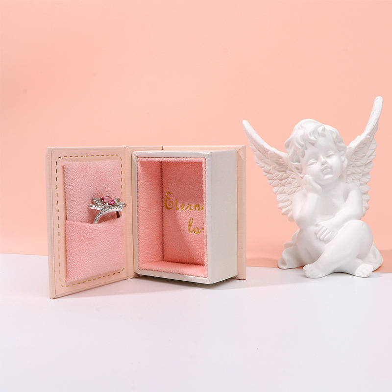 미니 조개 쉘 책 모양 반지 상자 - 남녀 공용 결혼  - Jewelry Making Journal 리뷰 및 가격