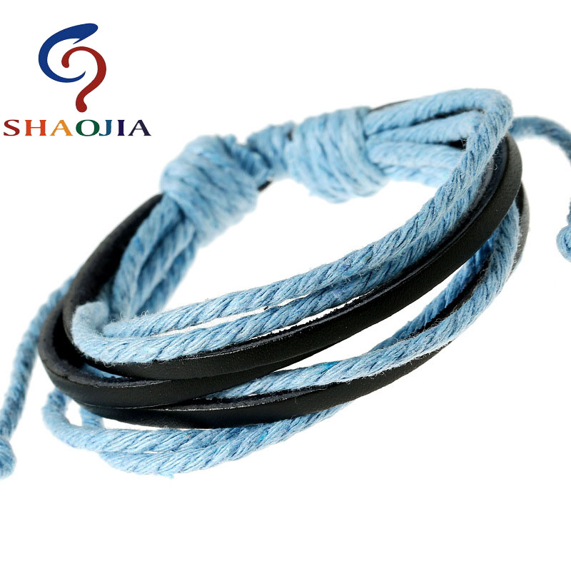 SHAOJIA 새로운 패션 화이트 왜곡 로프 꼰 팔찌  - Jewelry Making Singapore 리뷰 및 가격