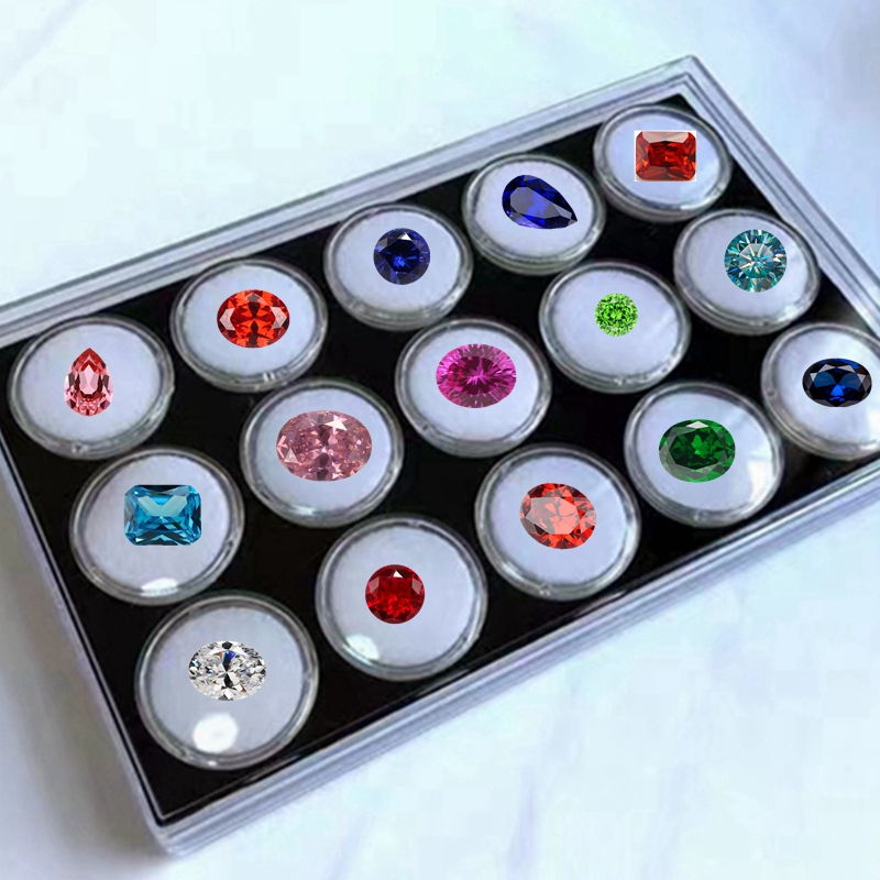 박스 세트 대형 노란색 사파이어 13x18mm 15.0 - Jewelry Making Organizer 리뷰 및 가격
