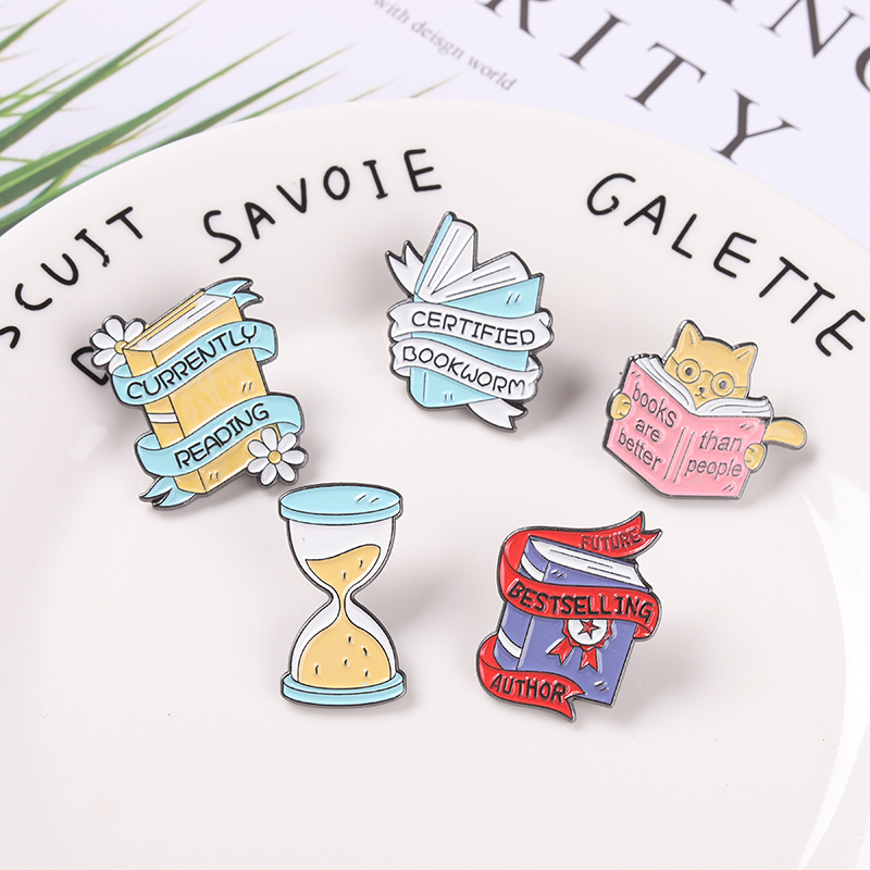 Cute Books Enamel Brooch Dog F - Jewelry Making Journal 리뷰 및 가격