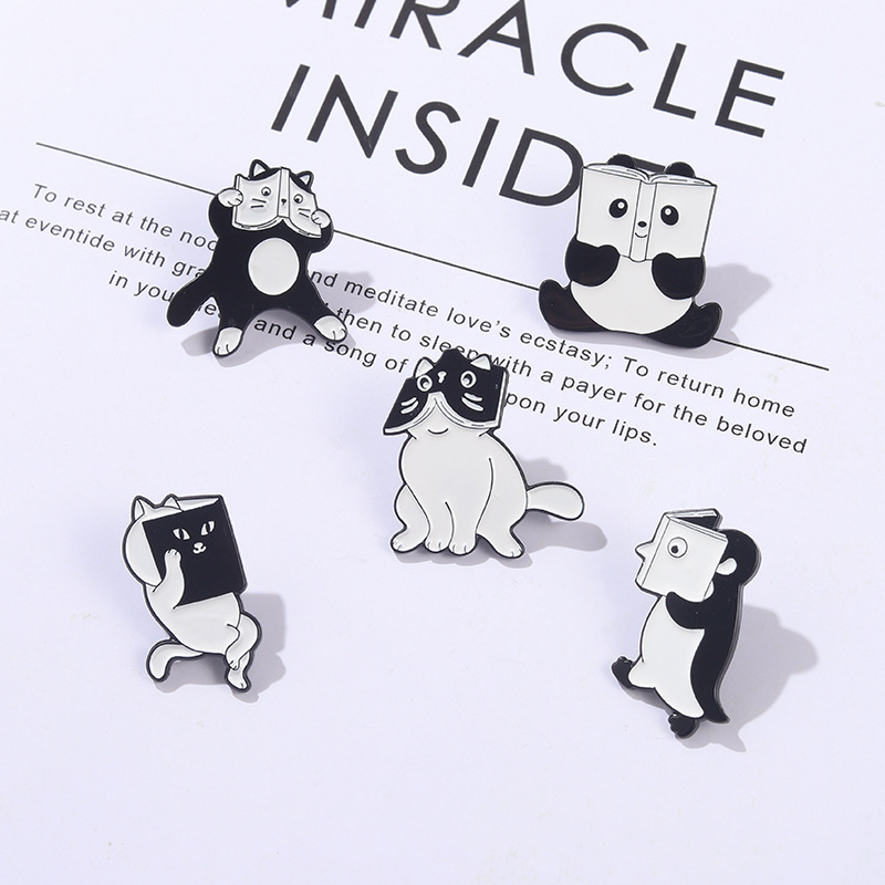 Cute Books Enamel Brooch Dog F - Jewelry Making Journal 리뷰 및 가격