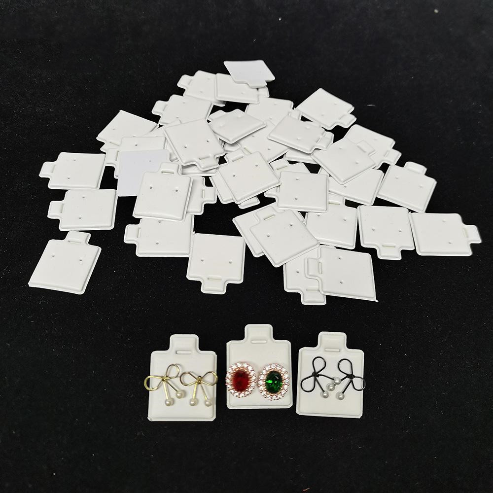 100 개/가방 귀 스터드 홀더 화이트 퍼프 패드 귀걸 - Jewelry Making Organizer 리뷰 및 가격