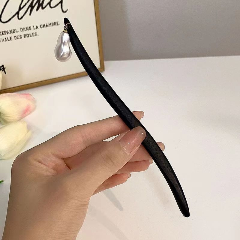 빈티지 중국 스타일 나무 꽃 머리 스틱 여성을위한 진주 - Jewelry Making With Beads 리뷰 및 가격