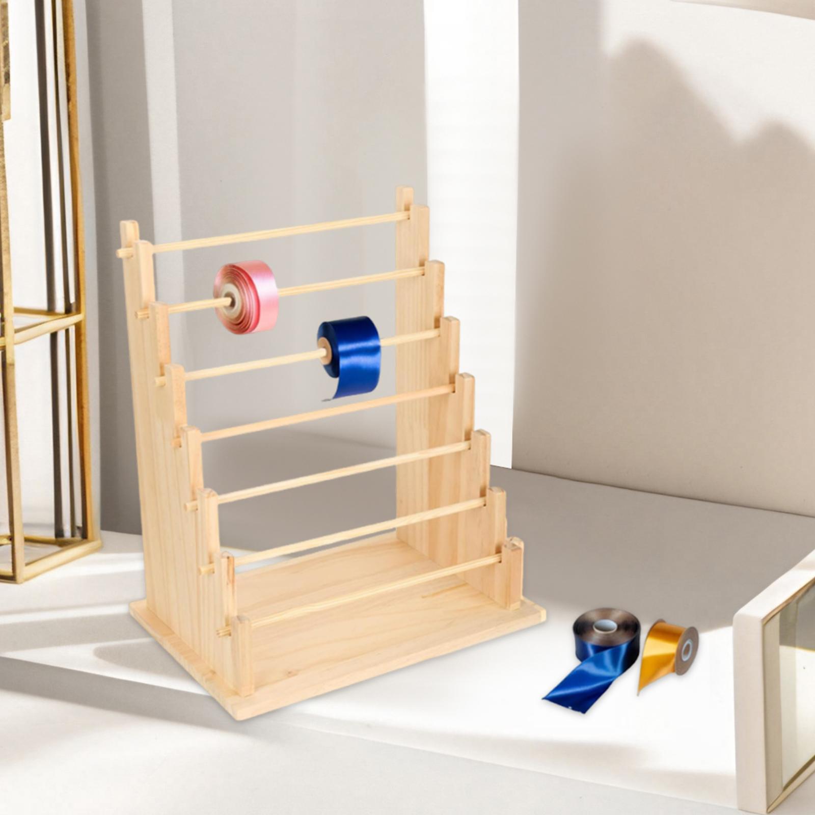 나무 리본 주최자 랙 스토리지 홀더 꽃 가게를위한 보석 - Jewelry Making Organizer 리뷰 및 가격