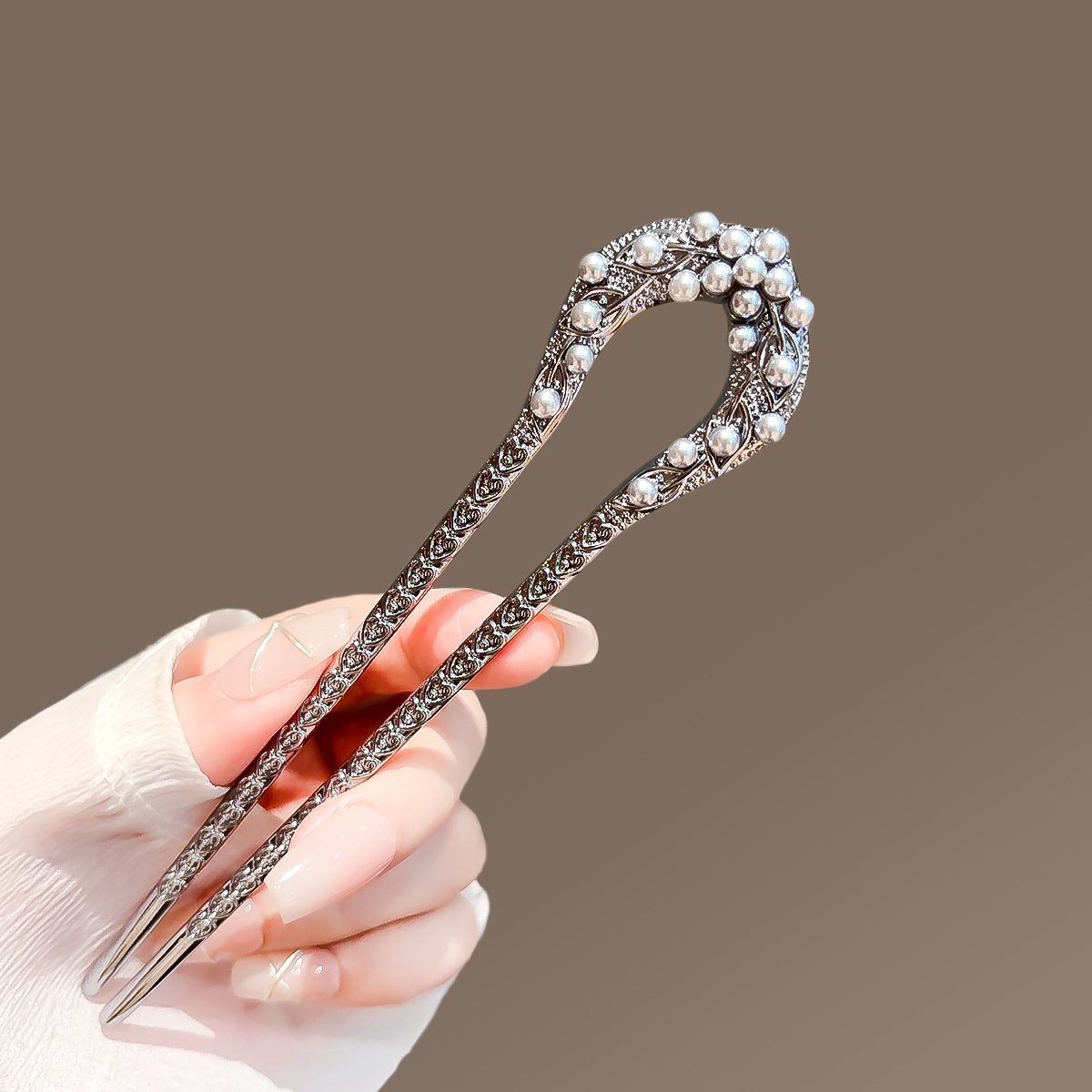 여성을위한 새로운 진주 U 모양의 머리핀 우아한 총 블 - Jewelry Making With Beads 리뷰 및 가격