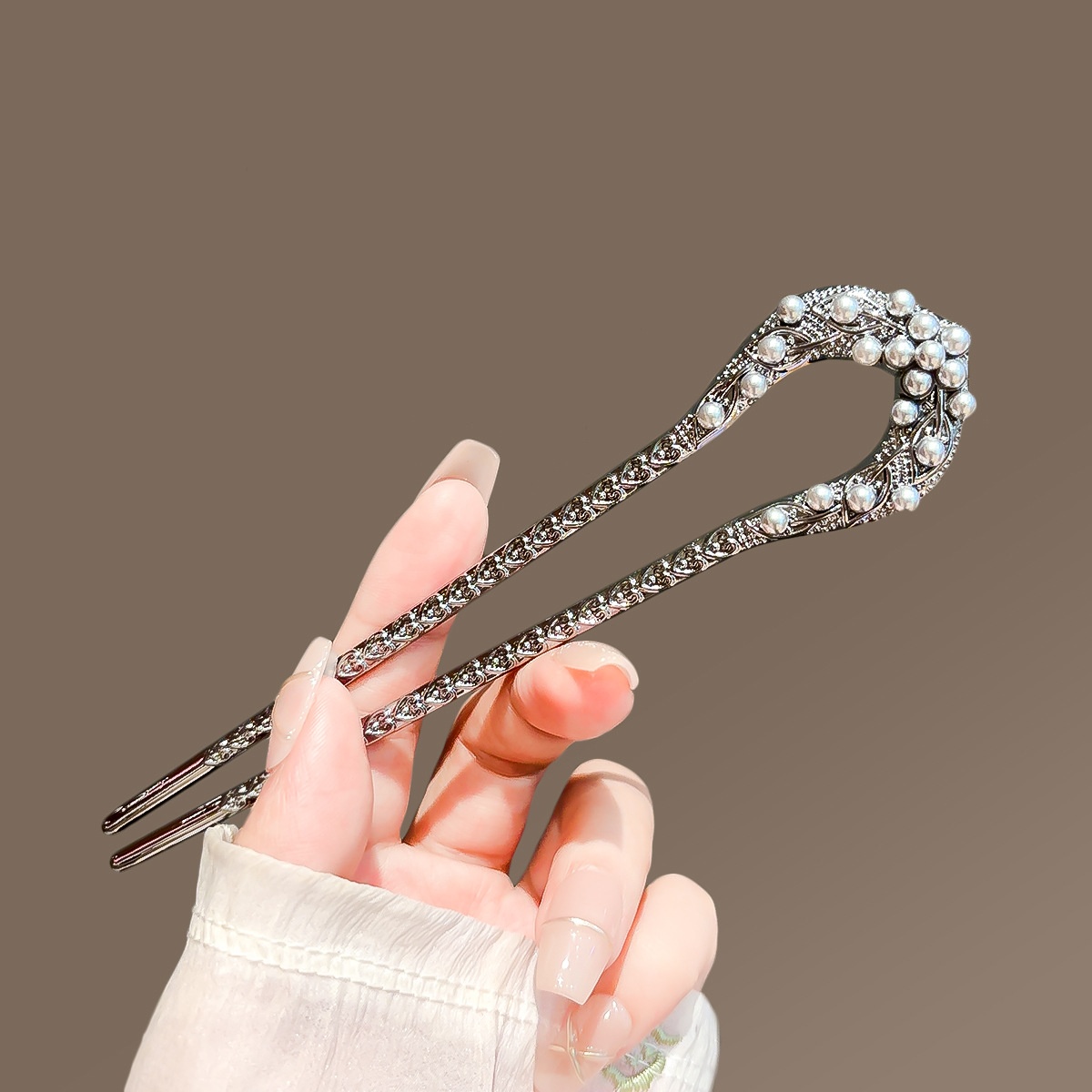 여성을위한 새로운 진주 U 모양의 머리핀 우아한 총 블 - Jewelry Making With Beads 리뷰 및 가격
