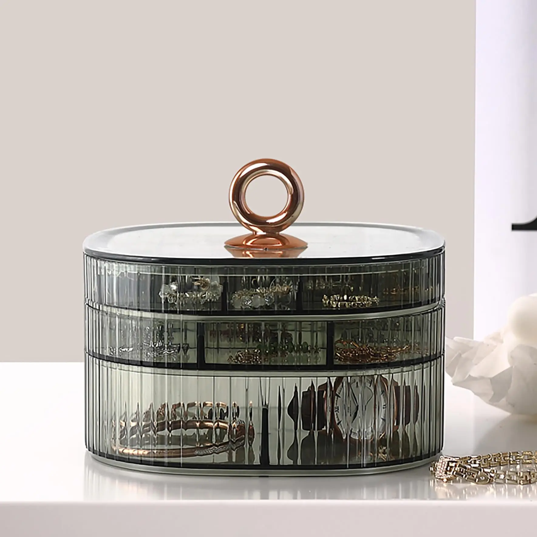 보석함, 손잡이가 있는 보석 정리함, 여성용 투명 보석 - Jewelry Making Organizer 리뷰 및 가격