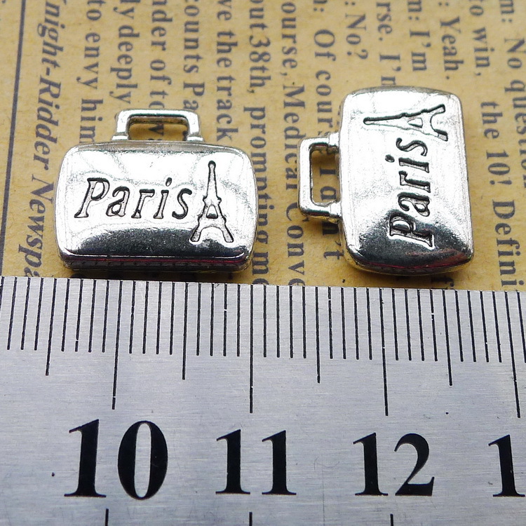 6 개/몫 14x17mm 골동품 실버 색상 파리 여행  - Jewelry Making Paris 리뷰 및 가격