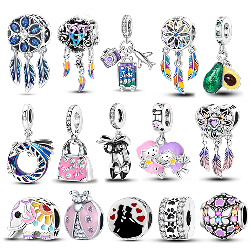 925 스털링 실버 파리 타워 항공기 여행 참 펜던트  - Jewelry Making Paris 리뷰 및 가격