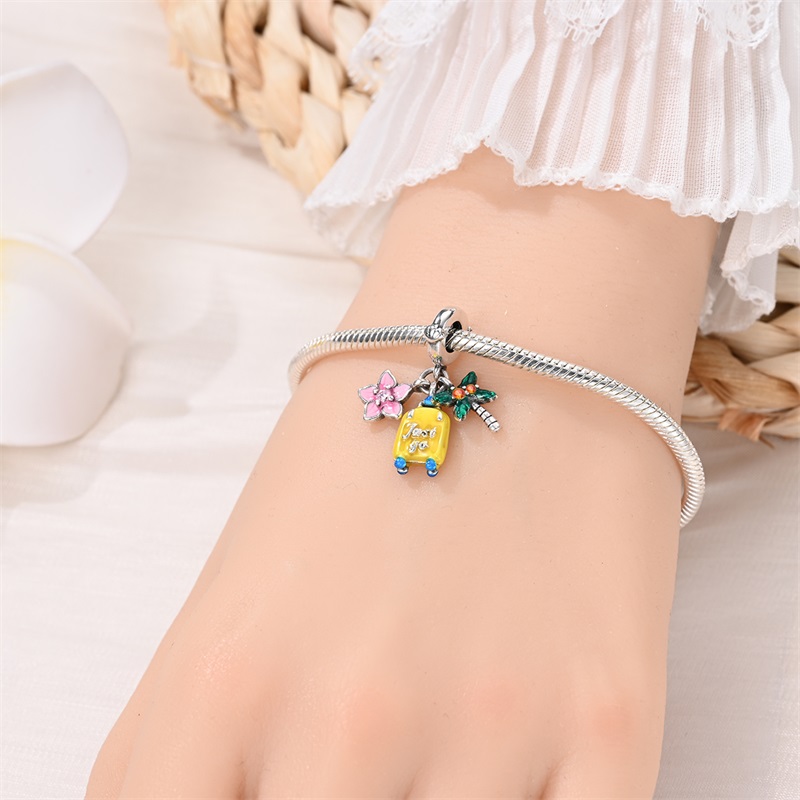 925 스털링 실버 파리 타워 항공기 여행 참 펜던트  - Jewelry Making Paris 리뷰 및 가격