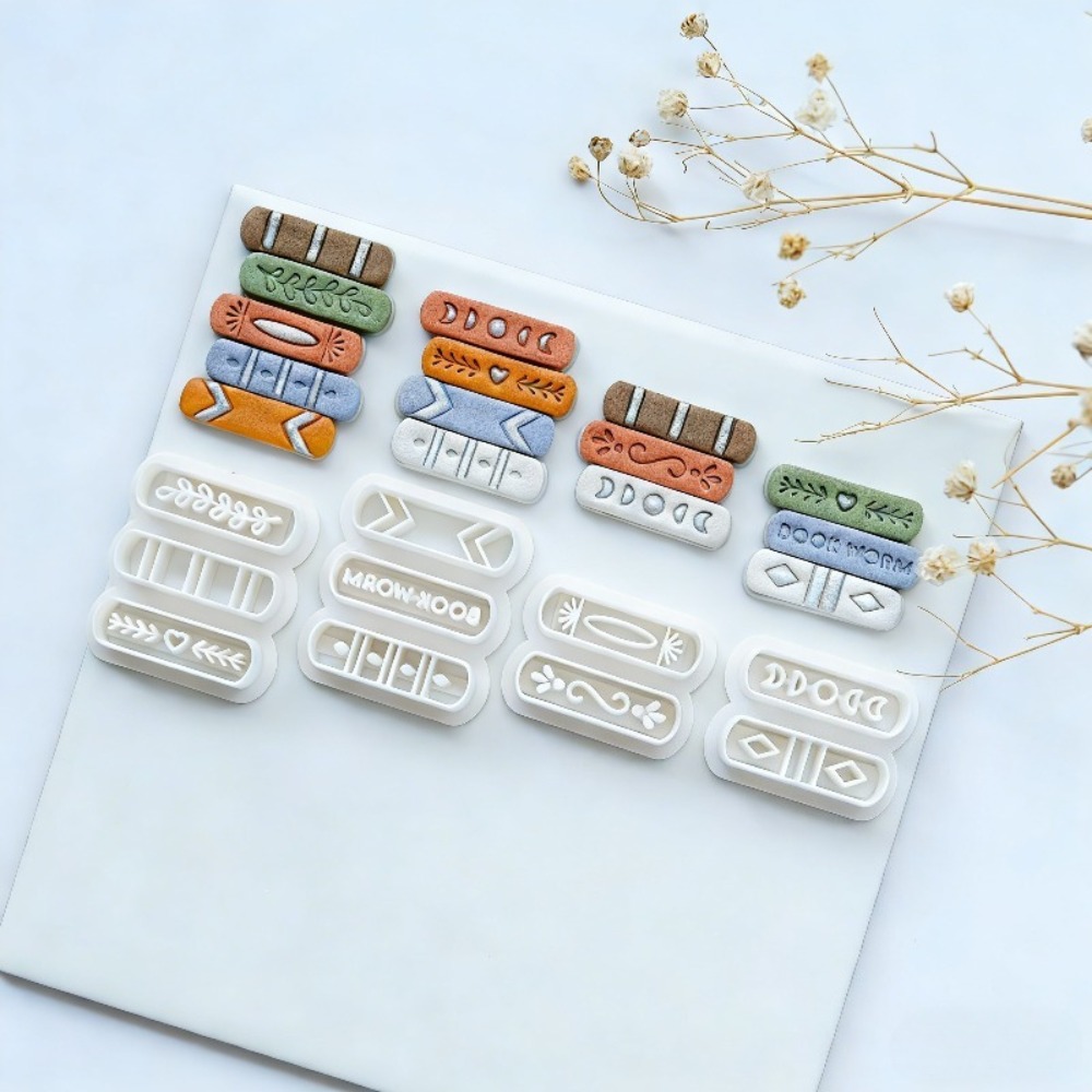 7개/세트 책 모양 폴리머 클레이 커터 세트, DIY  - Jewelry Making Journal 리뷰 및 가격