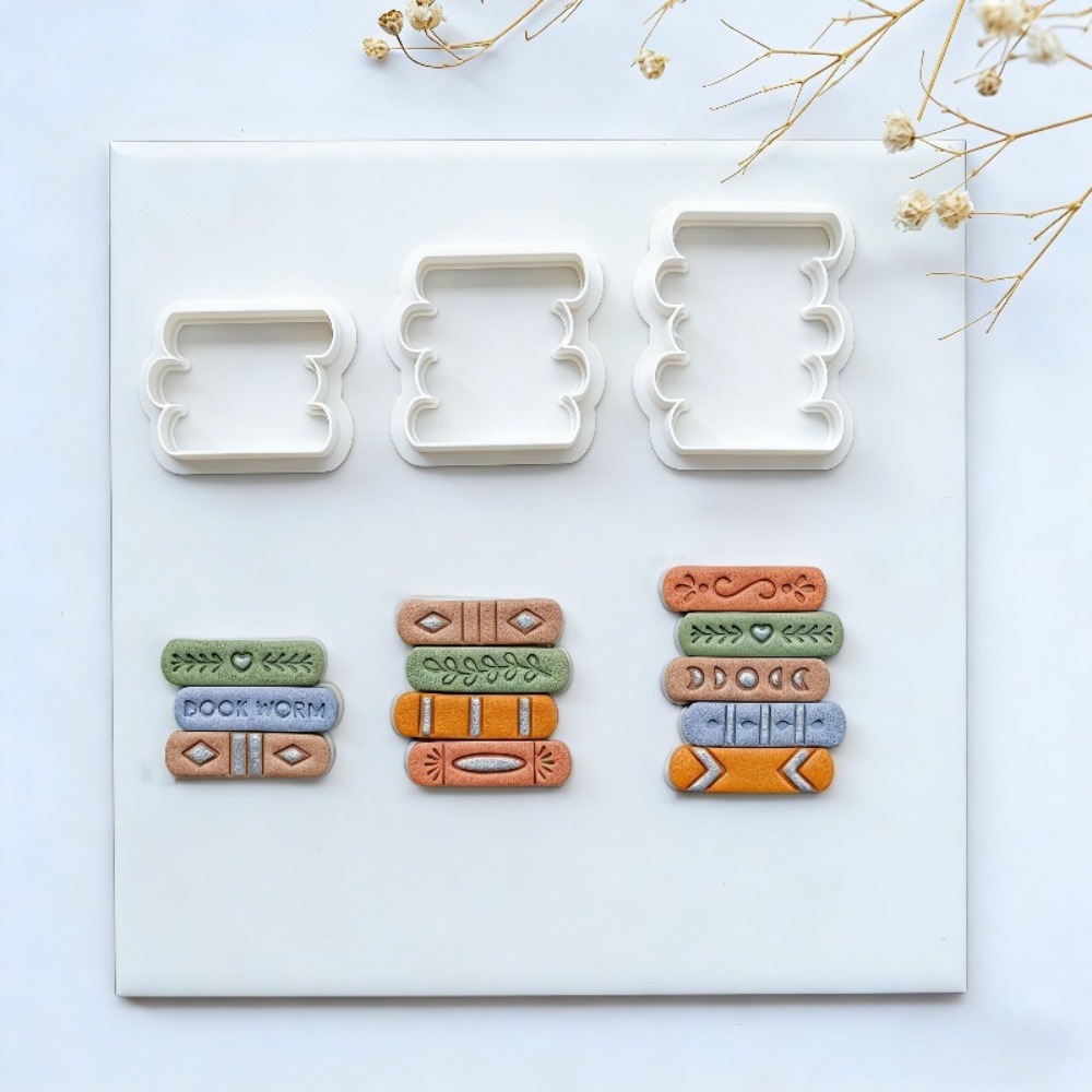 7개/세트 책 모양 폴리머 클레이 커터 세트, DIY  - Jewelry Making Journal 리뷰 및 가격