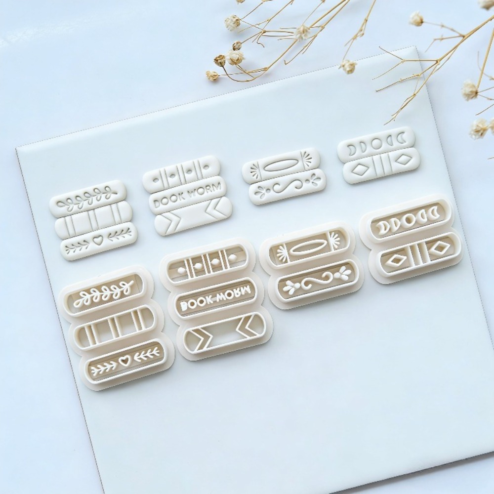 7개/세트 책 모양 폴리머 클레이 커터 세트, DIY  - Jewelry Making Journal 리뷰 및 가격