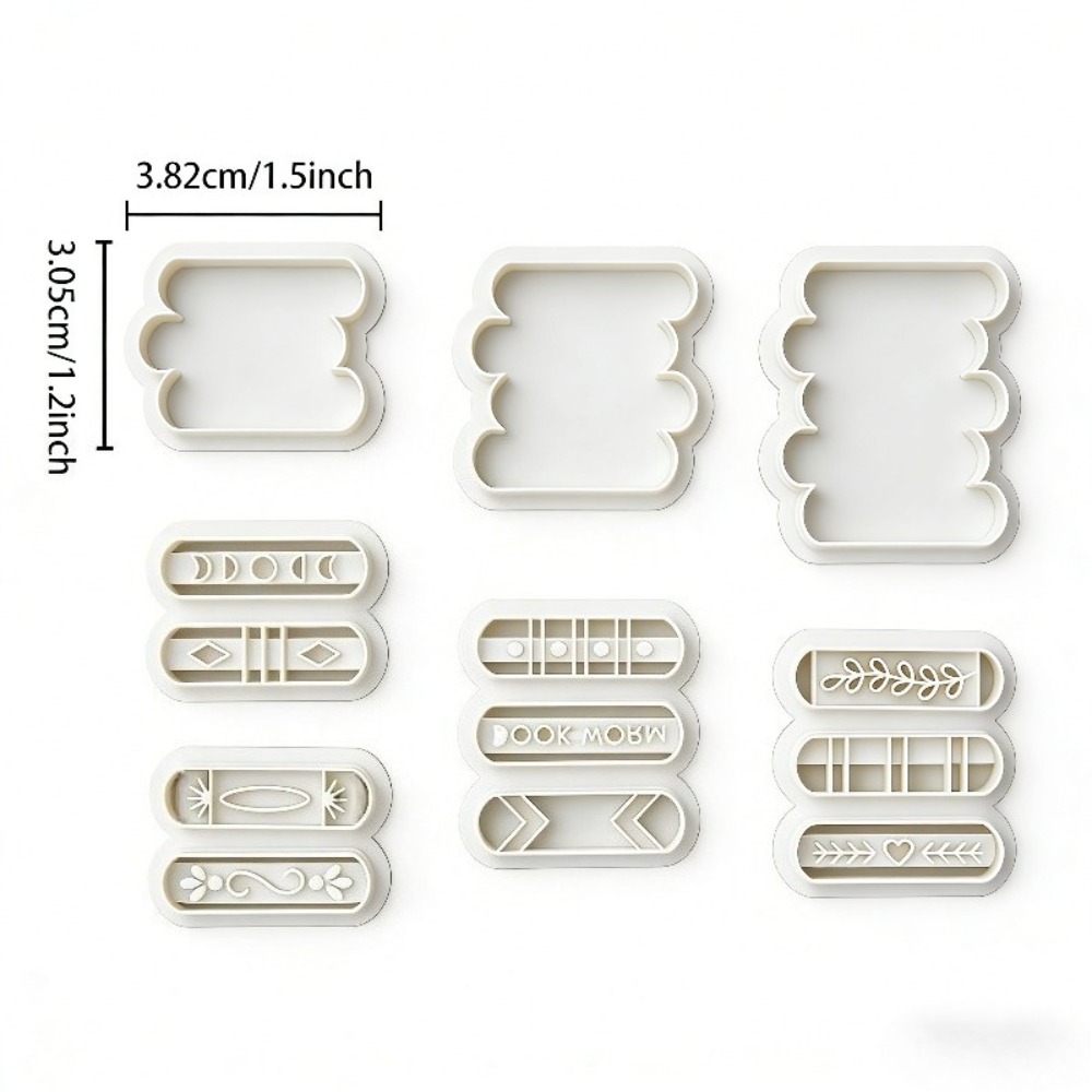 7개/세트 책 모양 폴리머 클레이 커터 세트, DIY  - Jewelry Making Journal 리뷰 및 가격