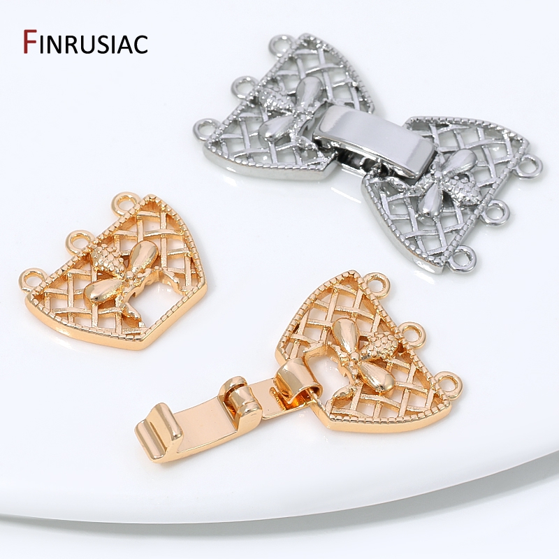 14K 금도금 황동 3열 진주 클래스프 커넥터 (쥬얼리 - Jewelry Making With Beads 리뷰 및 가격