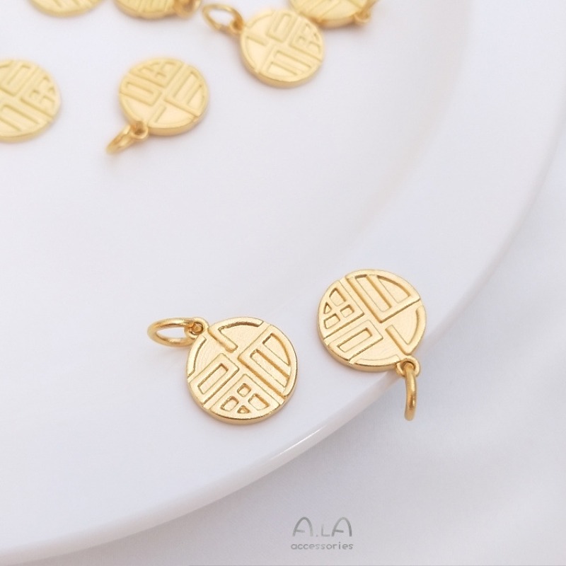 베트남 모래 금 푸 캐릭터 펜던트 행운의 부적 오래 지 - Jewelry Making Vietnam 리뷰 및 가격