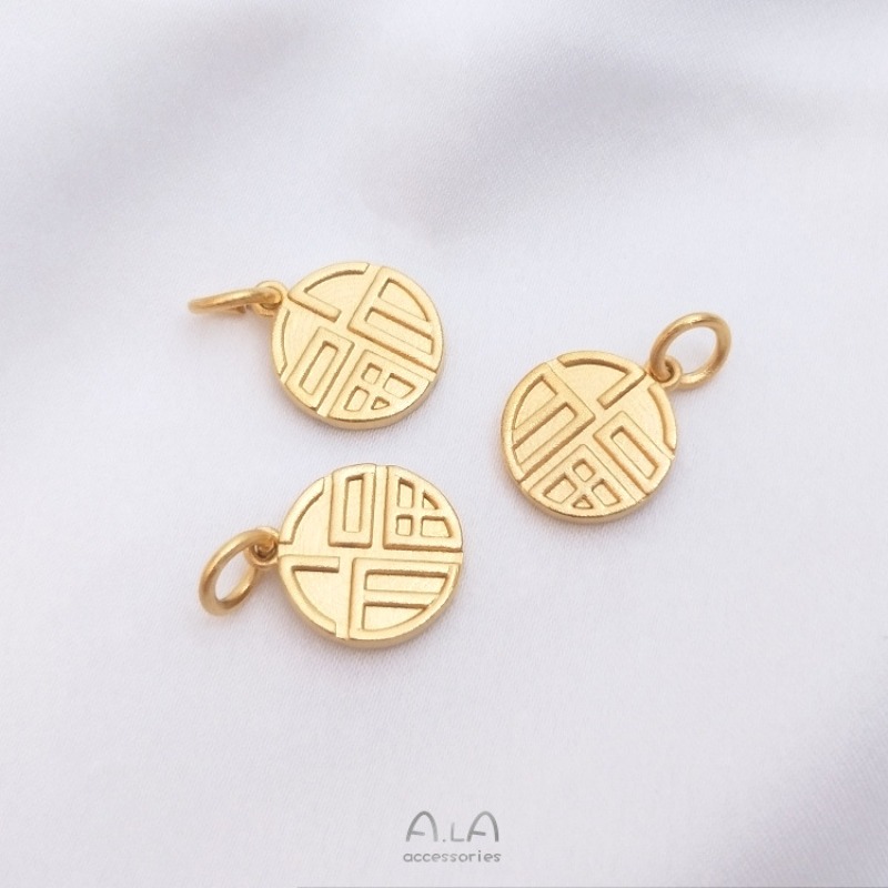 베트남 모래 금 푸 캐릭터 펜던트 행운의 부적 오래 지 - Jewelry Making Vietnam 리뷰 및 가격