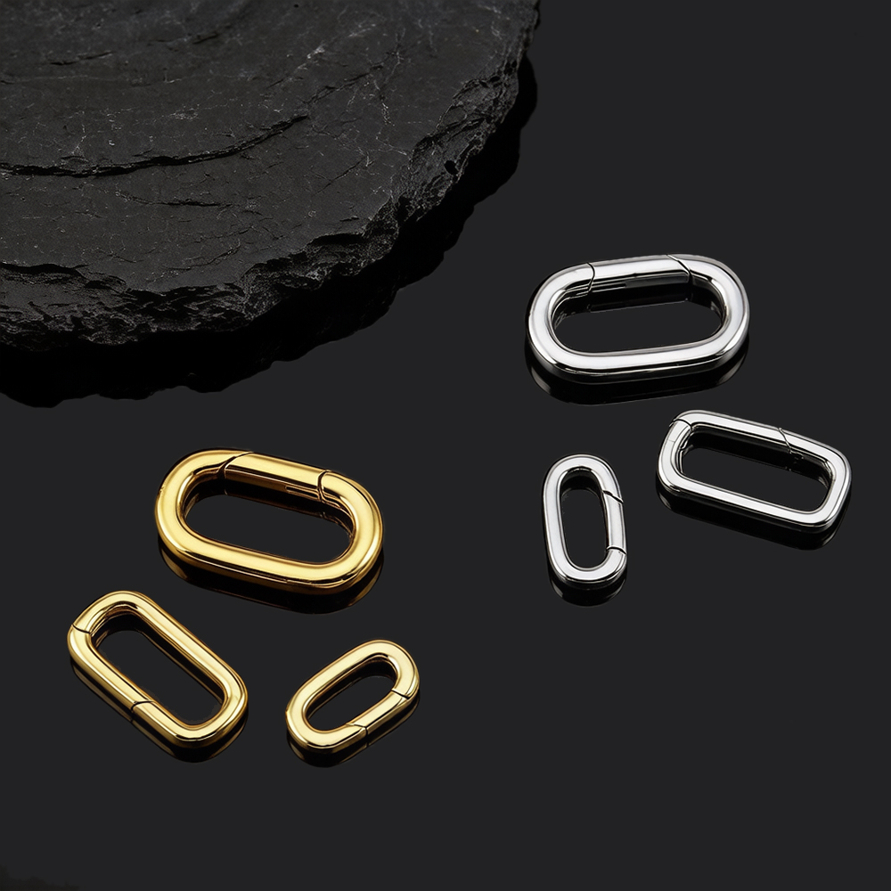 2개 18K 금도금 오벌 카라비너 목걸이 클래스프 스프 - Jewelry Making With Beads 리뷰 및 가격