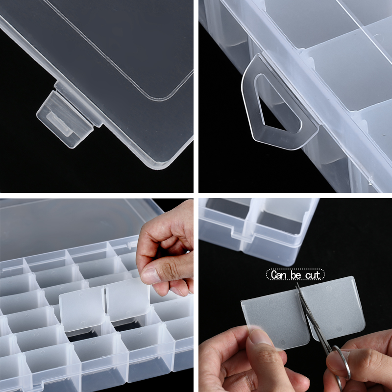 36 그리드 플라스틱 주최자 상자 보관 용기 비즈에 대 - Jewelry Making Organizer 리뷰 및 가격